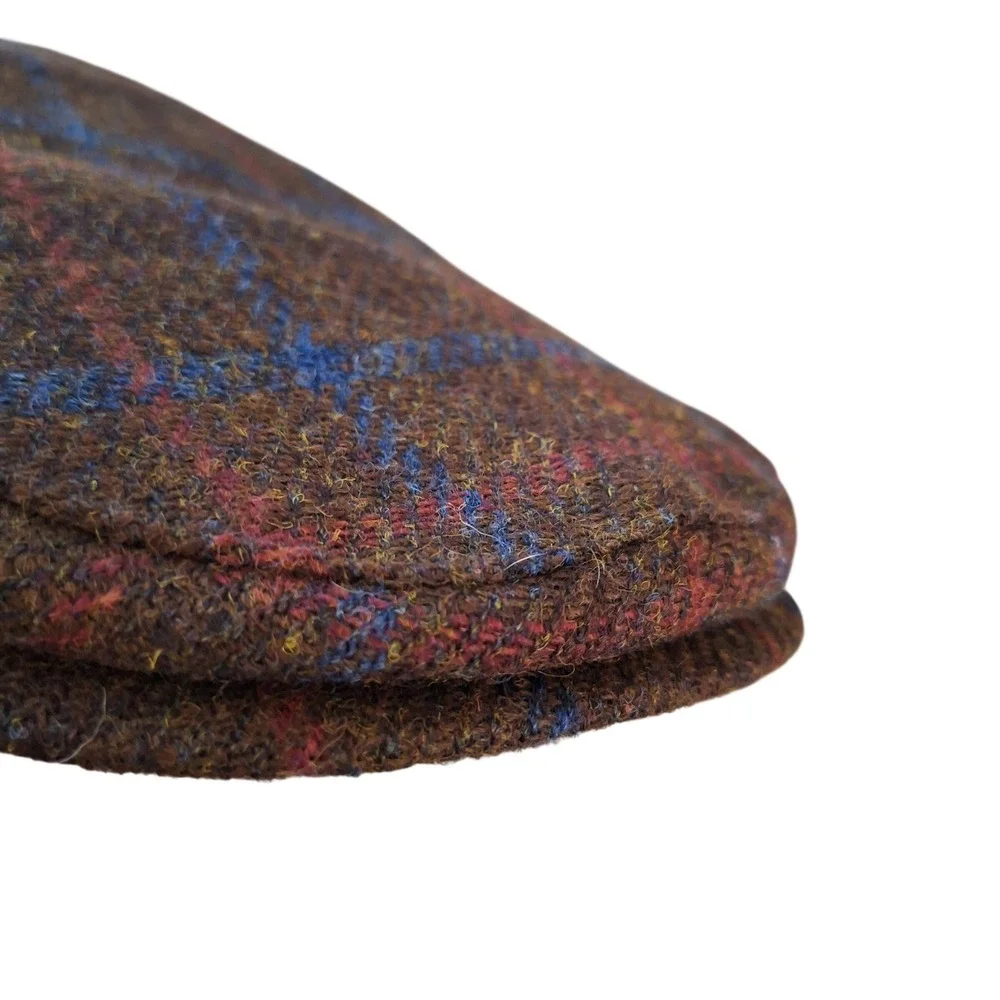 Glen Appin Scotland Harris Tweed Wool Newsboy Cap Hat Peaky Blinders Ivy League